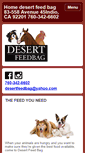 Mobile Screenshot of desertfeedbag.com